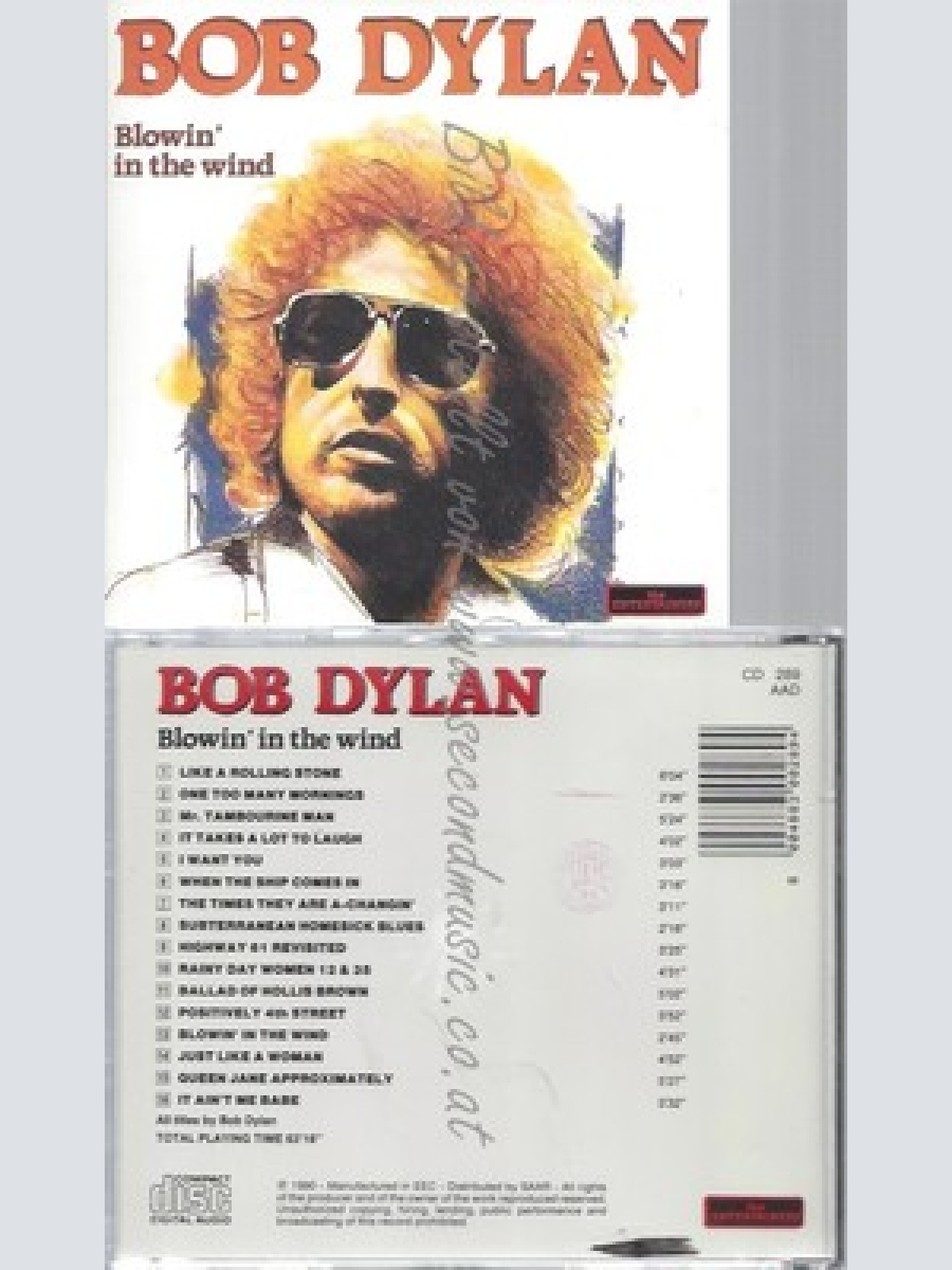 CD--BOB DYLAN -- BLOWIN IN THE WIND --