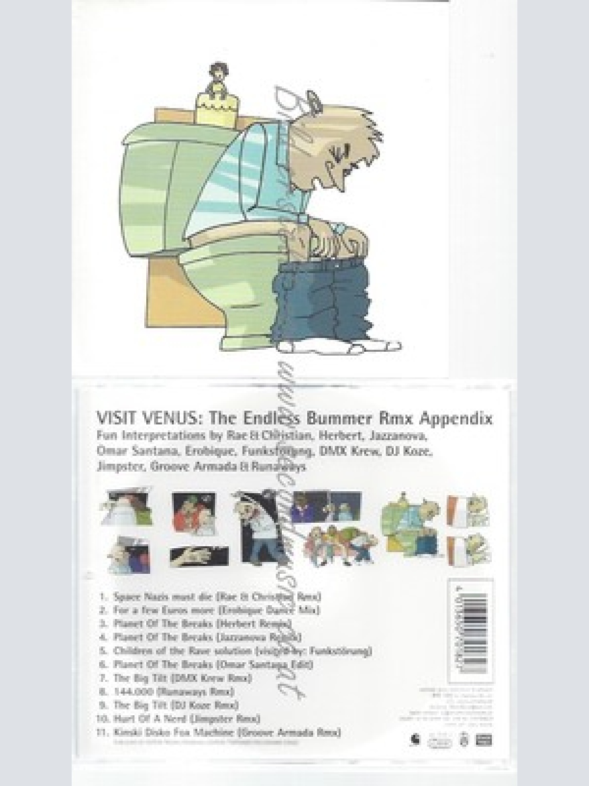 CD--VISIT VENUS -- -- THE ENDLESS BUMMER APPENDIX