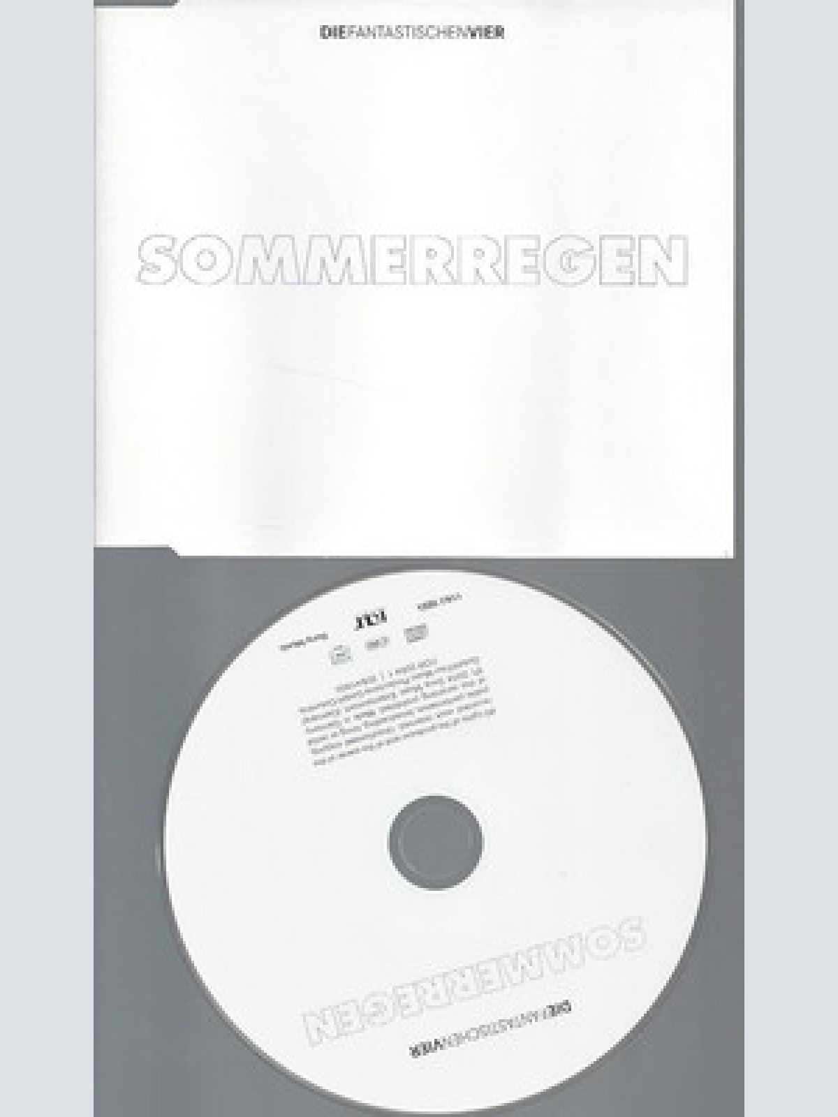 CD--DIE FANTASTISCHEN VIER--SOMMERREGEN--PROMO--2 TR