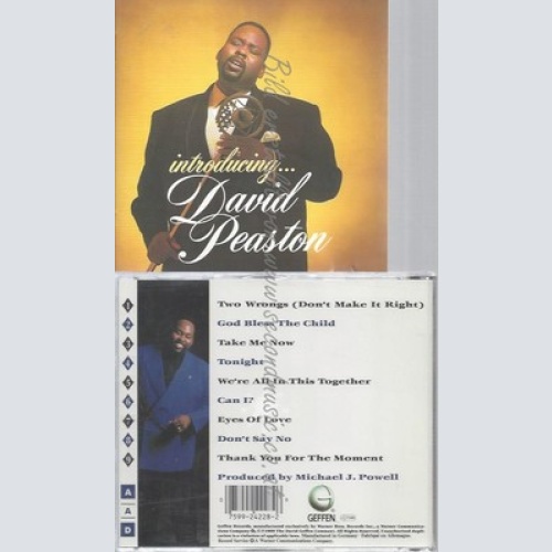 CD--DAVID PEASTON -- --- INTRODUCING DAVID PEASTON