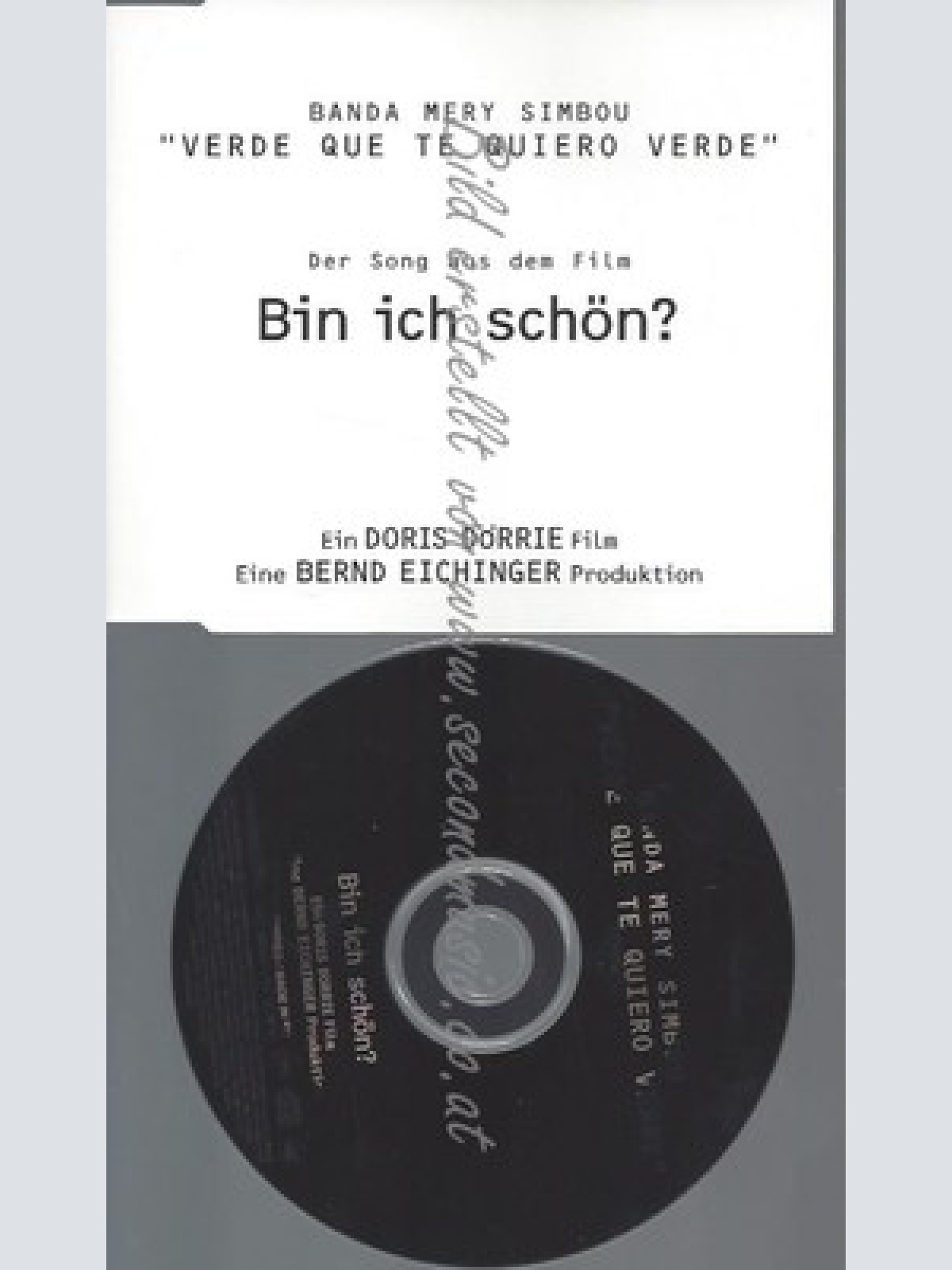 CD--BANDA MERY SIMBOU--VERDE QUE TE QUIERO VERDE -SINGLE