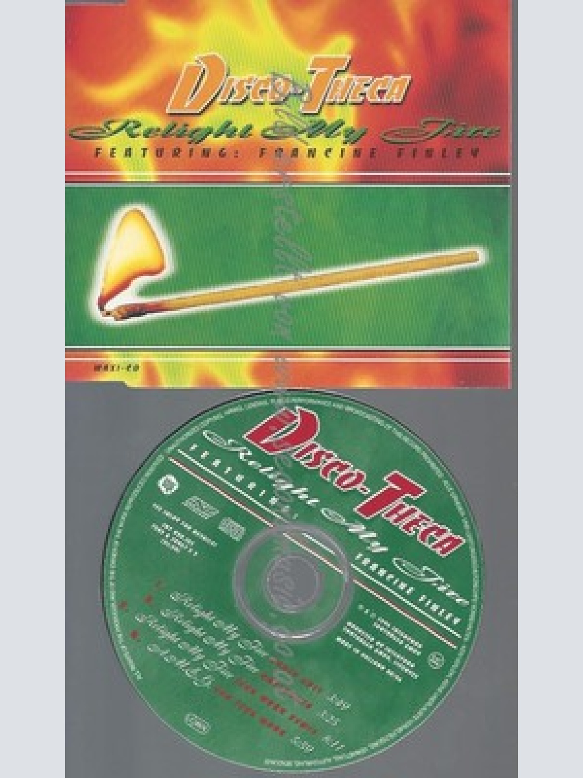 CD--DISCO-THEKA FEAT.F.FINLEY--RELIGHT MY FIRE