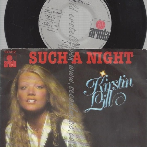 7"  Kirstin Lill  Such A Night