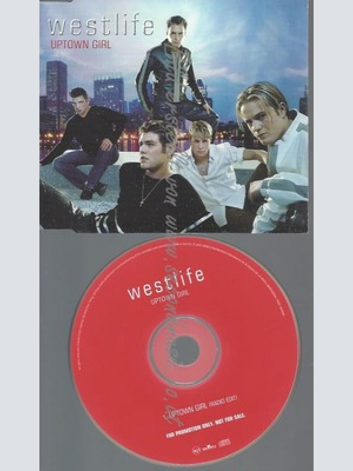 CD--WESTLIFE--UPTOWN GIRL -PROMO-SINGLE
