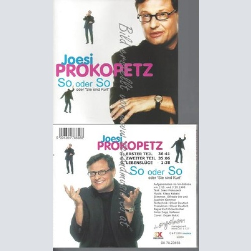 CD--PROKOPETZ,JOESI--SO ODER SO