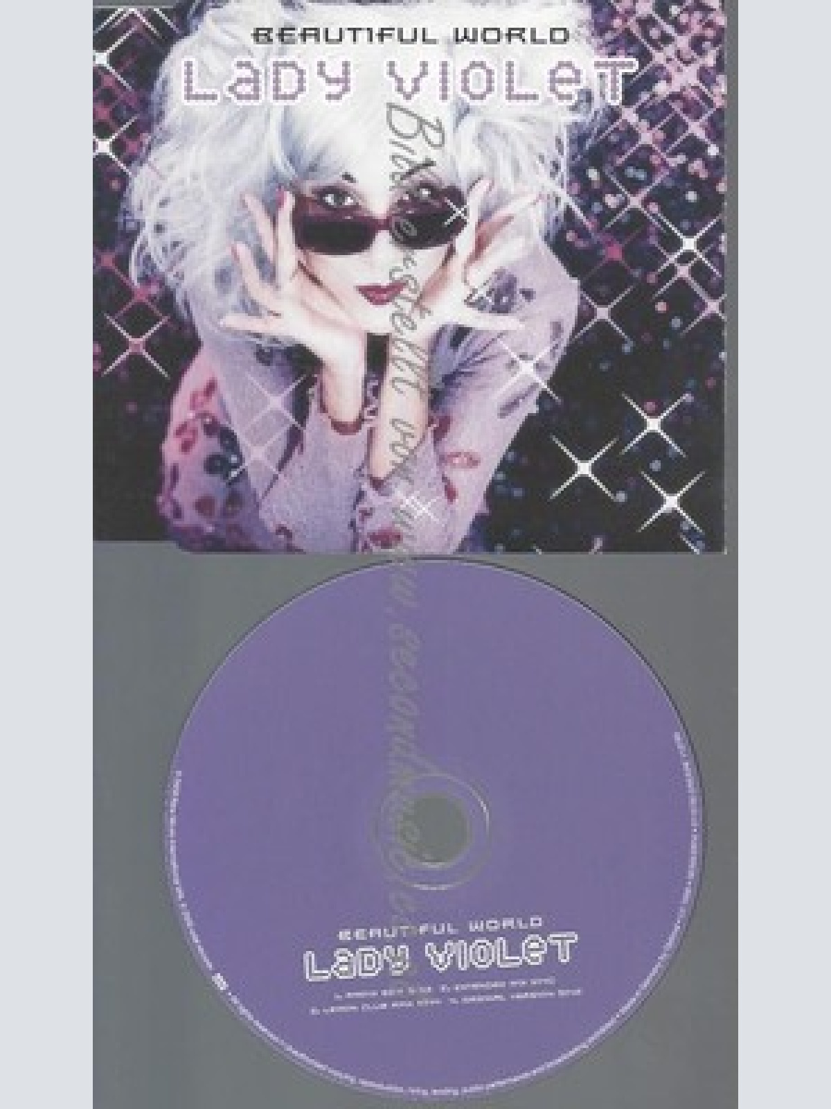 CD--LADY VIOLET--BEAUTIFUL WORLD