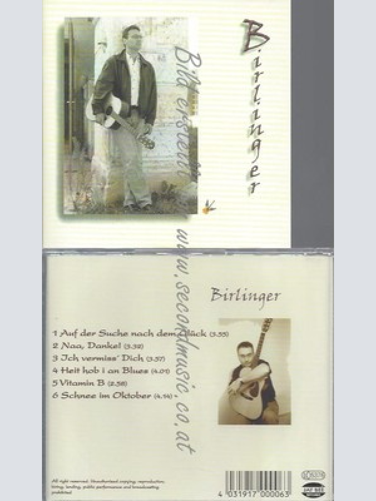 CD--JUERGEN BIRLINGER--IMMER WEITER.. [SINGLE-CD]