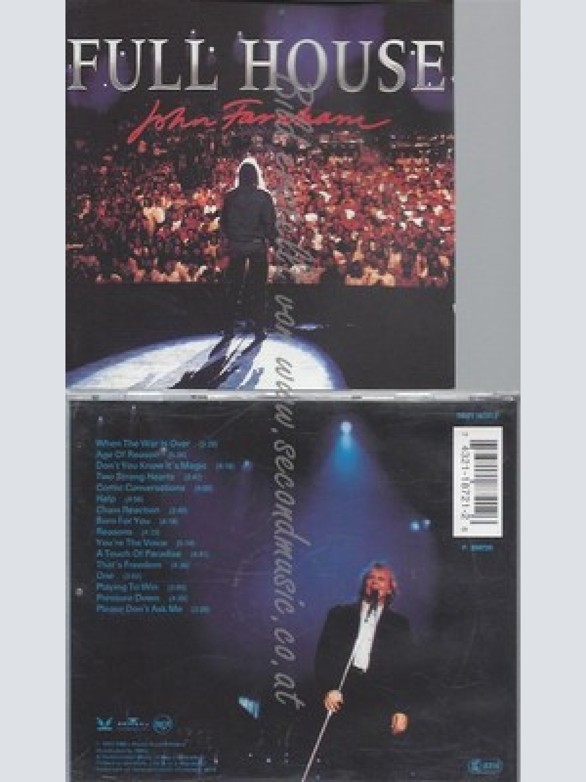 CD--JOHN FARNHAM--FULL HOUSE -LIVE-