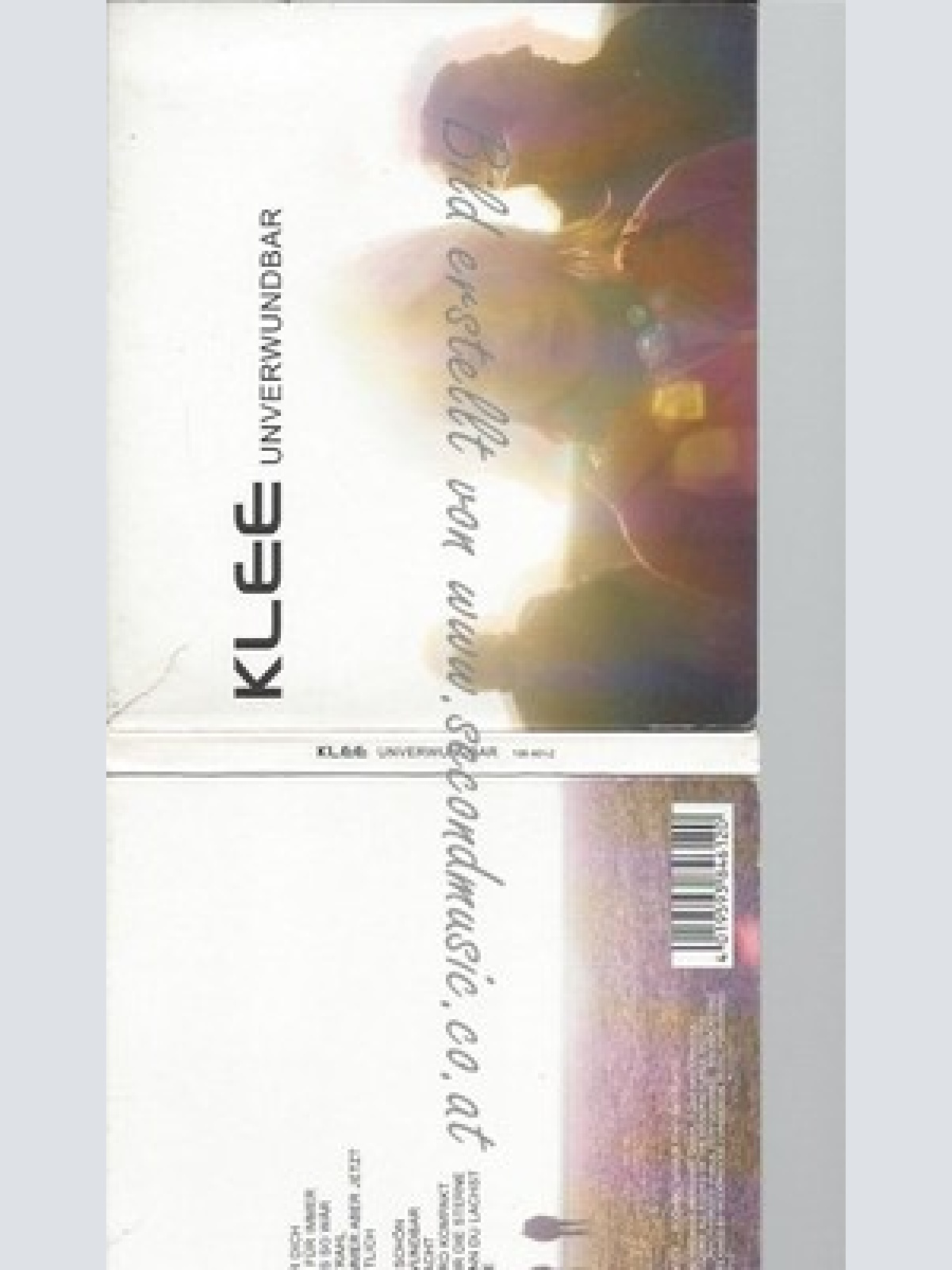 CD--KLEE--UNVERWUNDBAR