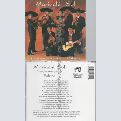 CD--MARIACHI SOL--CU-CU-RRU-CU-CU PALOMA