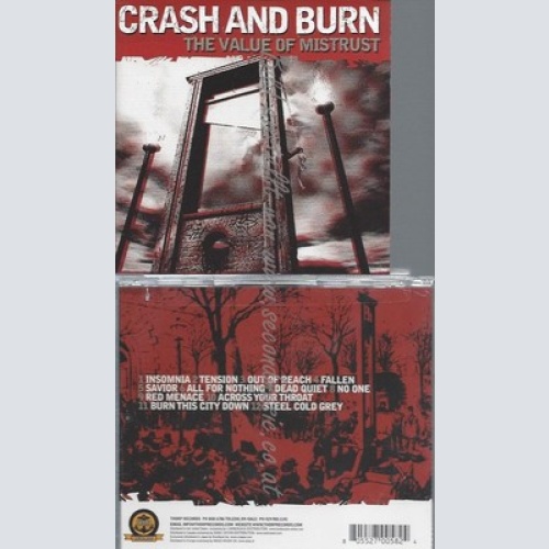 CD--CRASH & BURN--THE VALUE OF MISTRUST