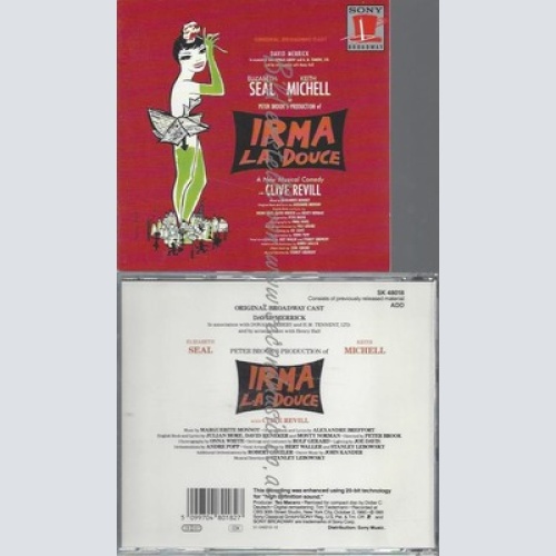 CD--DIVERSE--IRMA LA DOUCE -BROADWAY-