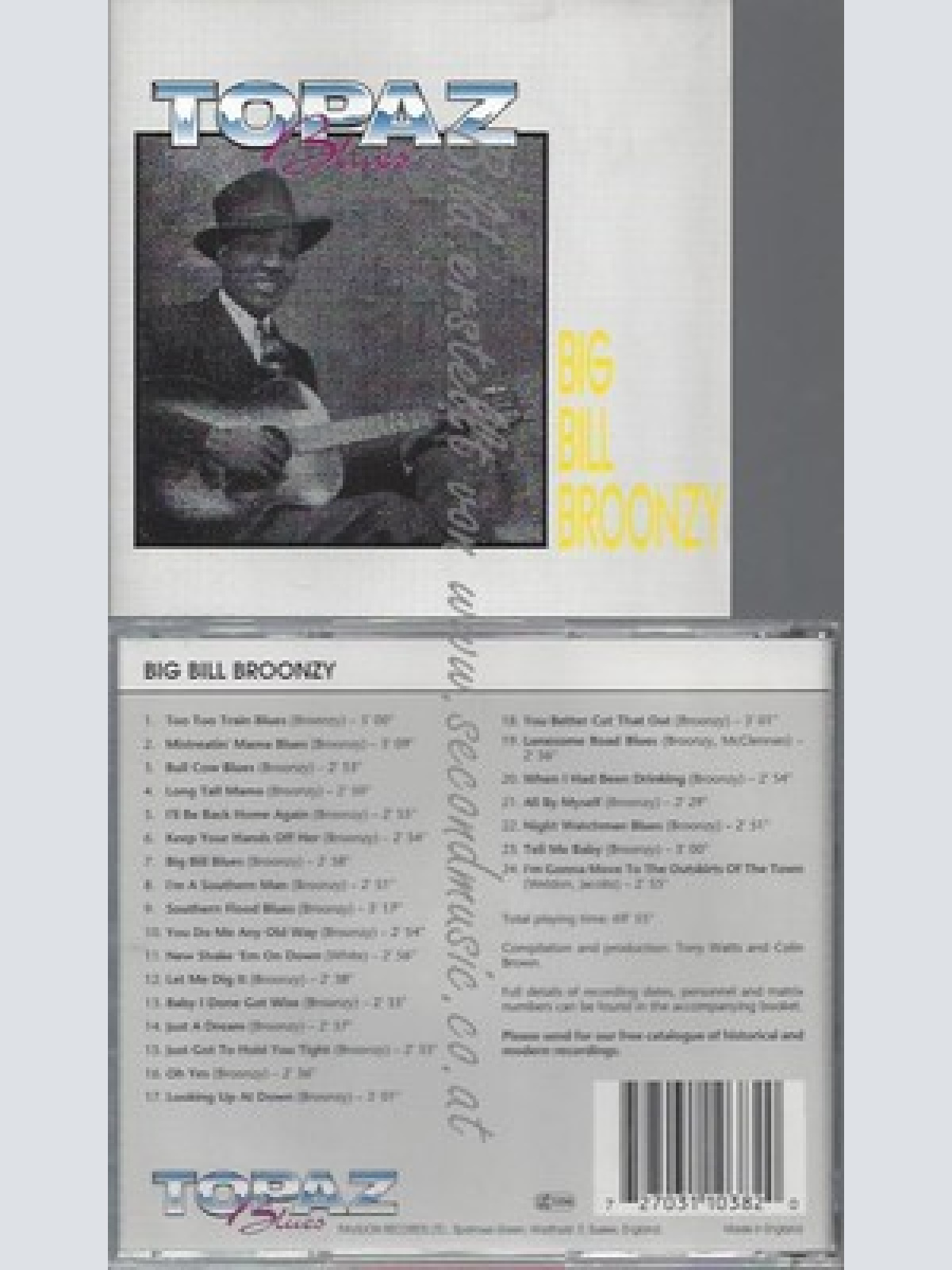 CD--BIG BILL BROONZY--BLUES