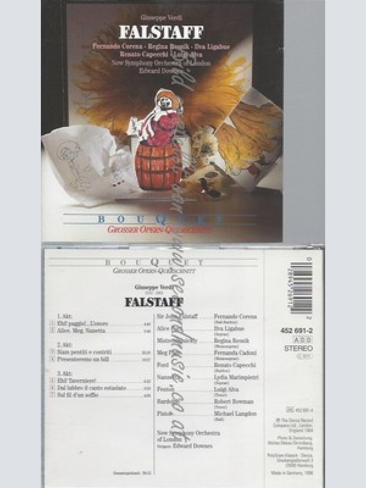 CD--CORENA UND RESNIK--VERDI: FALSTAFF -QUERSCHNITT-