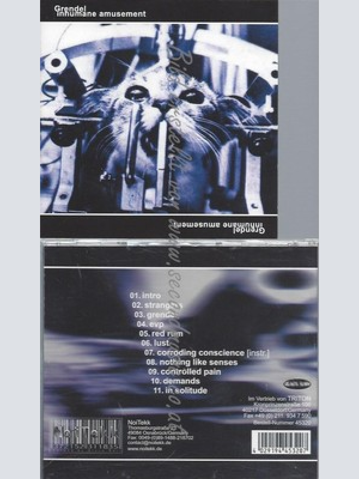 CD--GRENDEL--INHUMATE AMUSEMENT