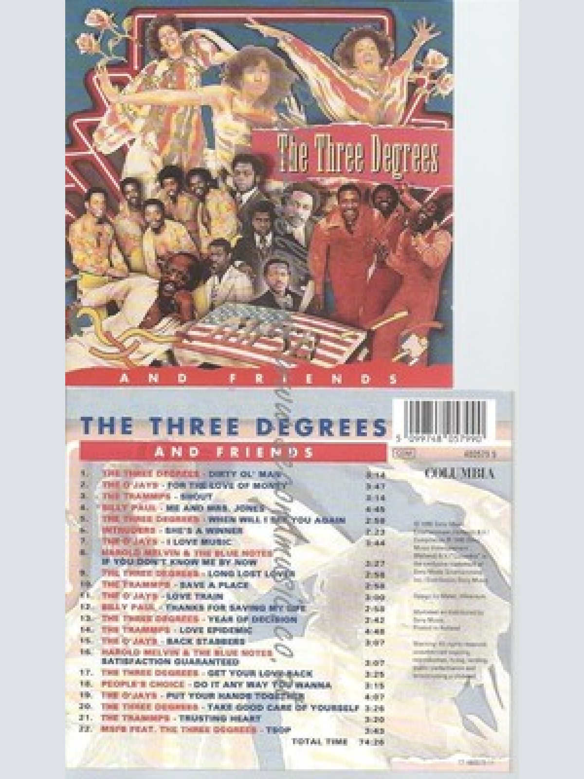 CD--THE THREE DEGREES--AND FRIENDS+EXTRA CD | IMPORT