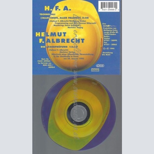 CD--ALBRECHT,HELMUT F.--TECHNO ALI -ALLO CHEFFE ALLES