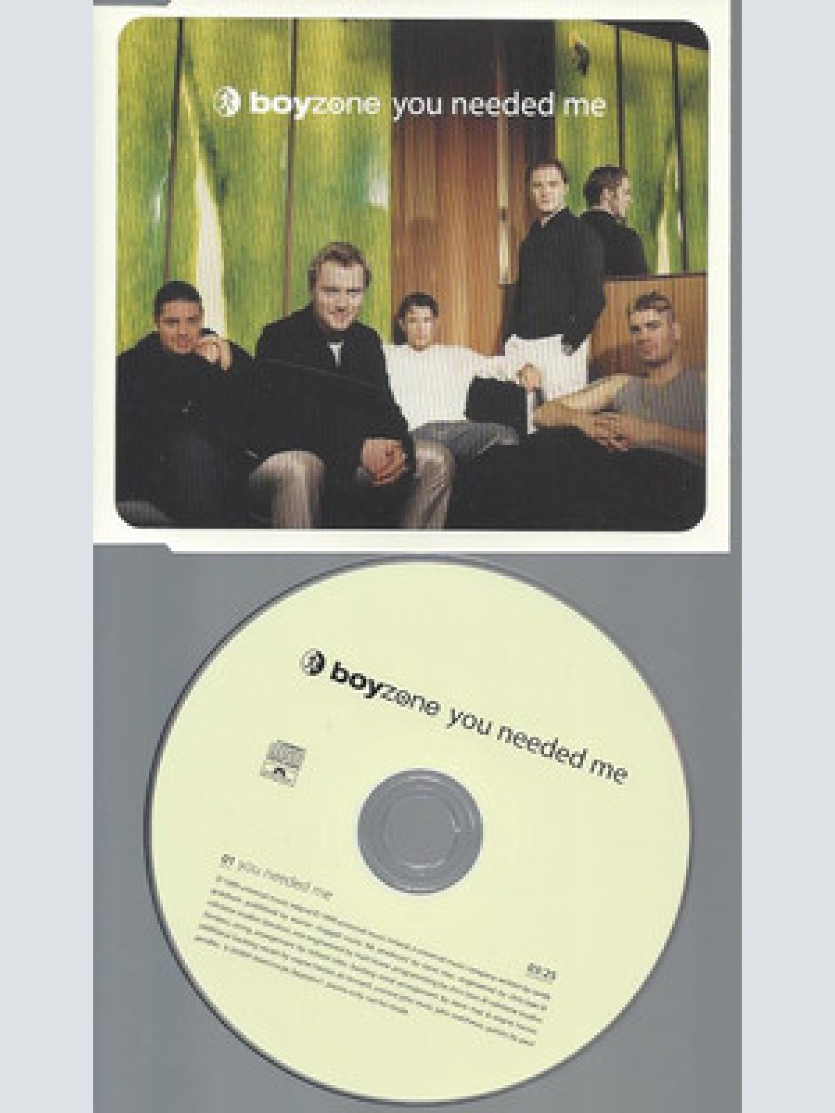 CD--PROMO--BOYZONE--YOU NEEDED ME