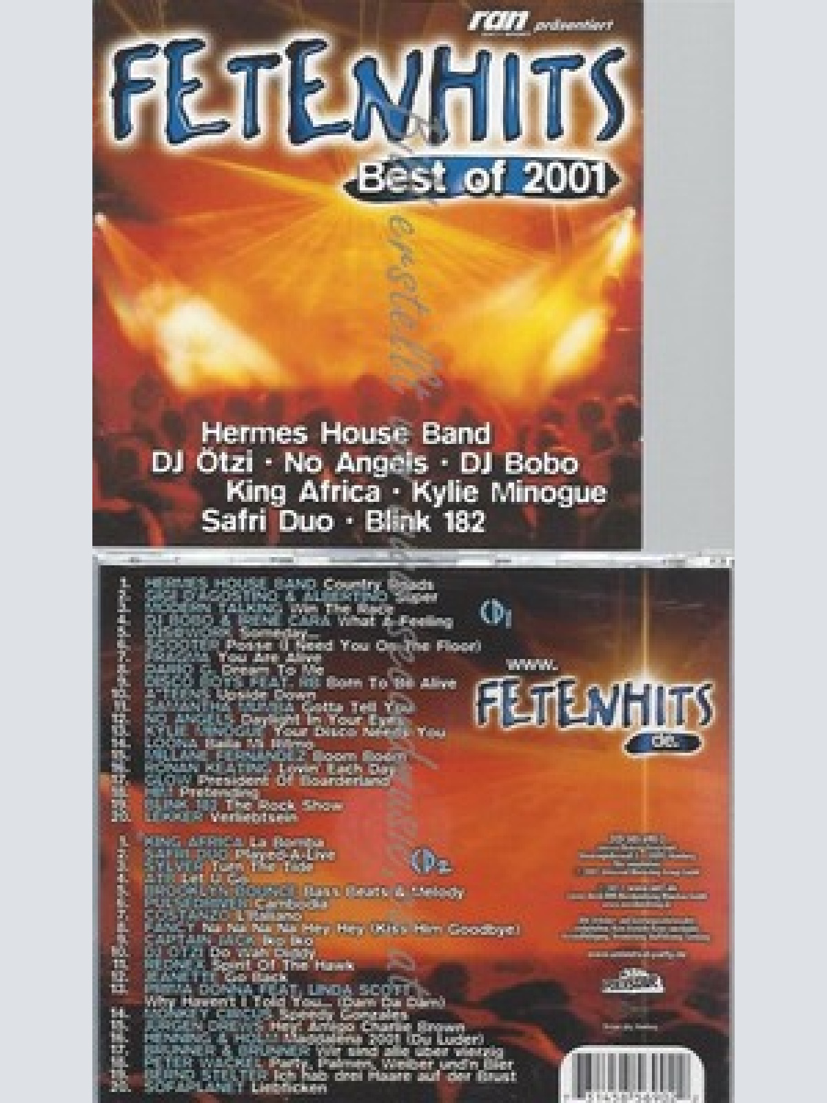 CD--VARIOUS--FETENHITS - BEST OF --2001 | DOPPEL-CD