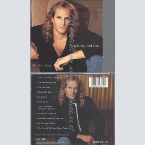 CD--MICHAEL BOLTON - - -- THE ONE THING