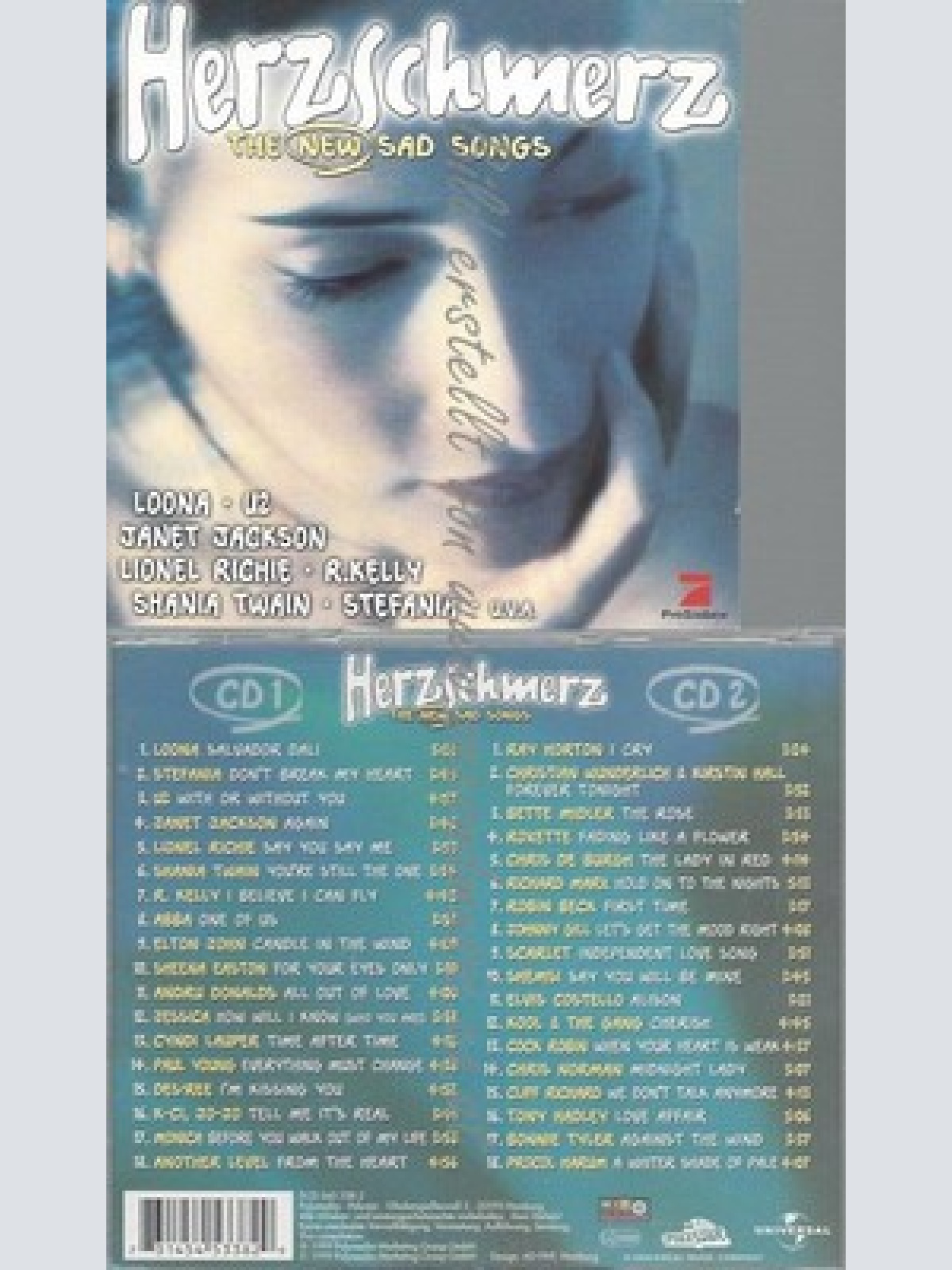 CD--VARIOUS - - - DOPPEL-CD -- HERZSCHMERZ-THE NEW SAD SONGS