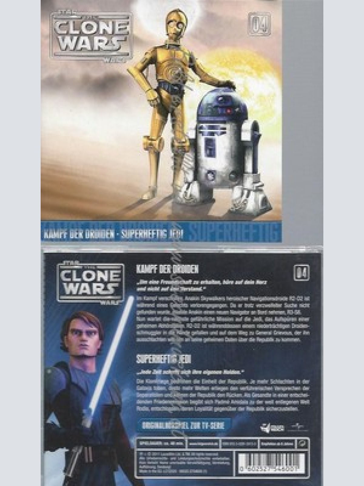 CD--SUPERHEFTIG JEDI / THE CLONE WARS - - -- 04: KAMPF DER DROIDEN