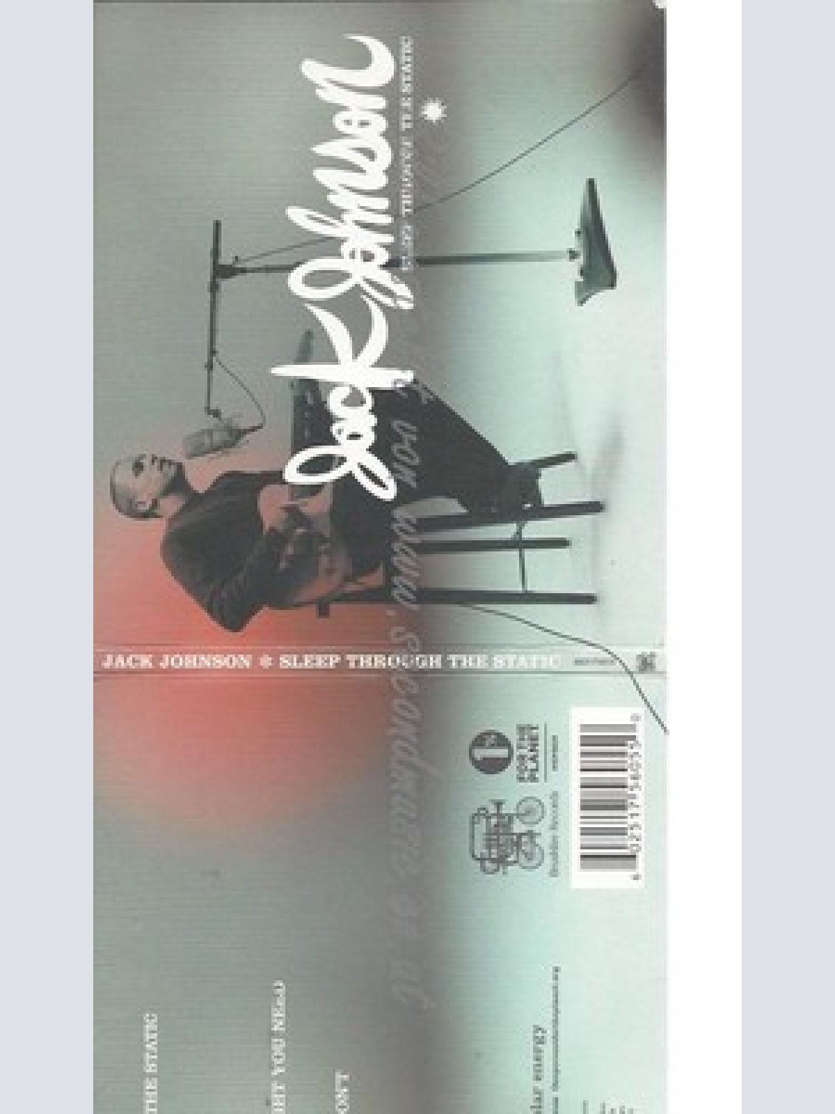 CD--JACK JOHNSON - - -- SLEEP THROUGH THE STATIC