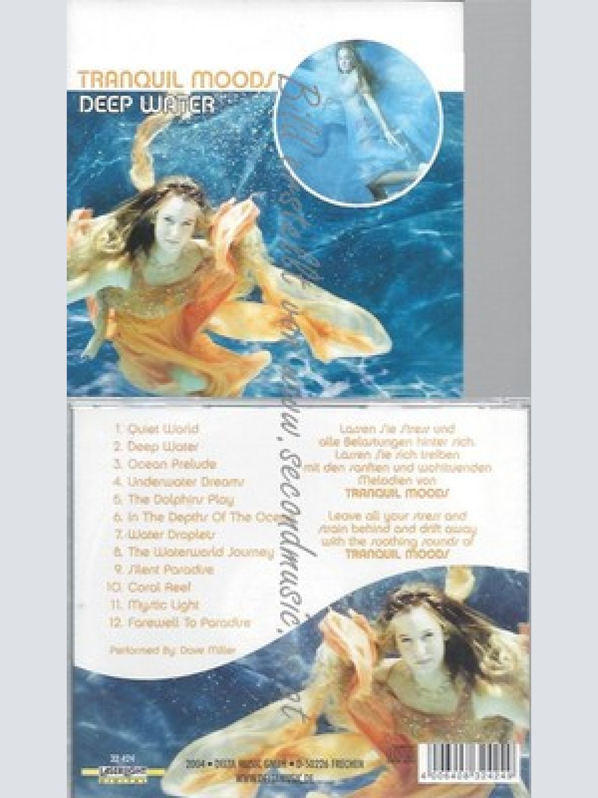 CD--DAVE MILLER - - -- TRANQUIL MOODS: DEEP WATER