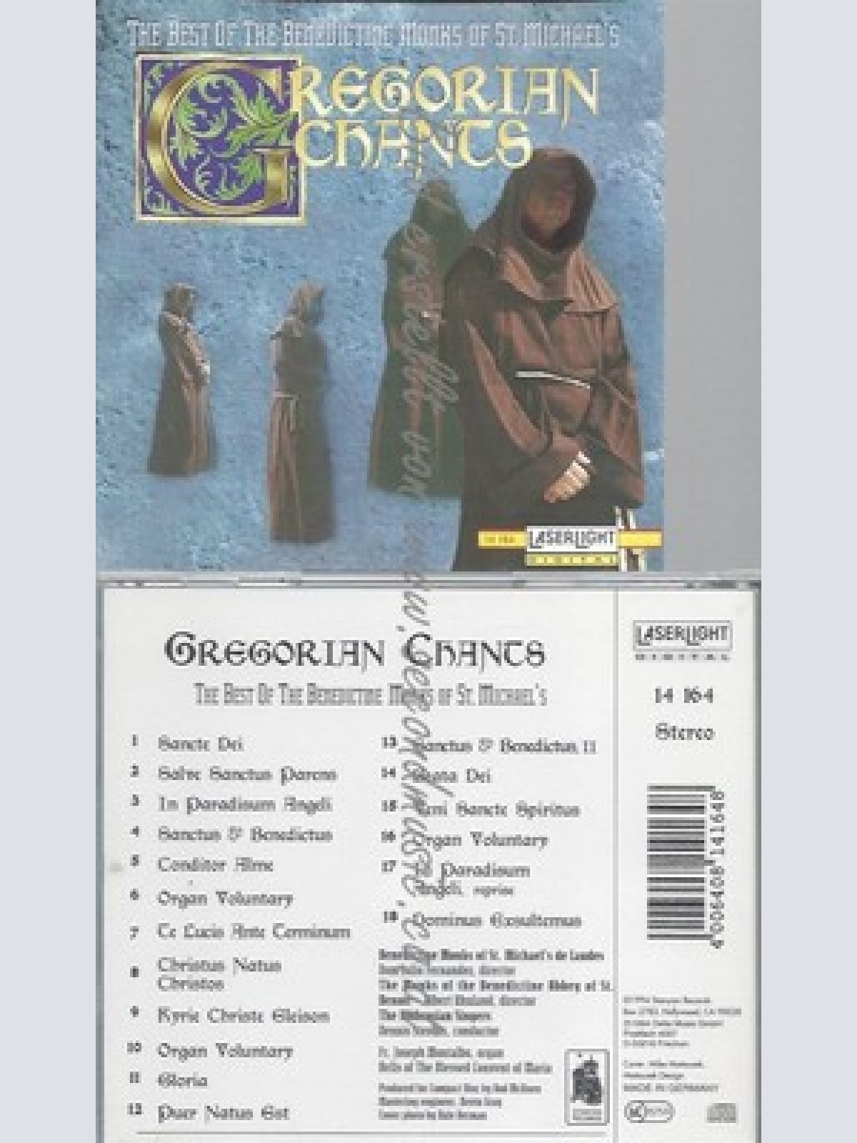 CD--BENEDICTINE MONKS ST.MICHAEL UND VARIOUS -KOMPONIST- - - -- GREGORIANISCHE G