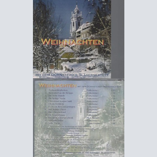 CD--WEIHNACHTEN MIT DEN DUERNSTEINER BLAESERSEXTETT