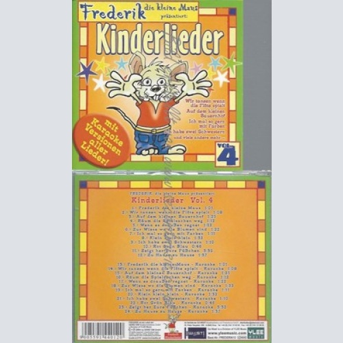 CD--FREDERIK DIE KLEINE MAUS PRAESENTIERT:--KINDERLIEDER VOL.4