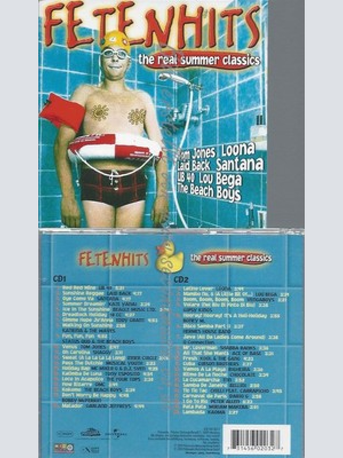 CD--VARIOUS--FETENHITS - THE REAL SUMMER CLASSICS | DOPPEL-CD