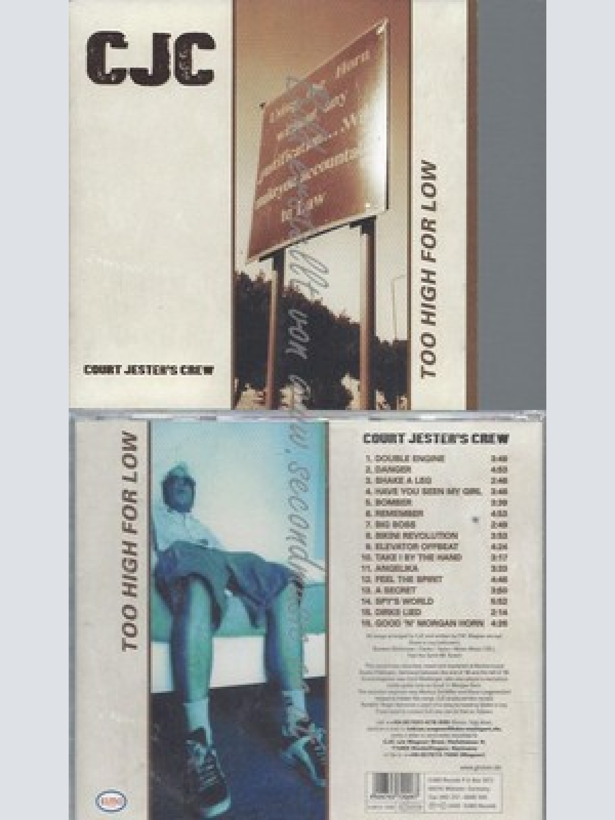 CD--COURT JESTER'S CREW--TOO HIGH FOR LOW [VINYL LP]