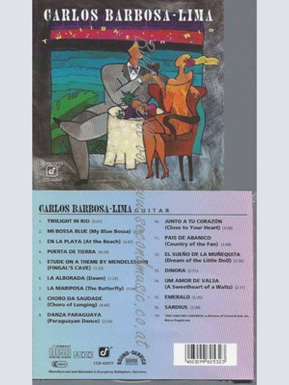 CD--CARLOS BARBOSA-LIMA--TWILIGHT IN RIO