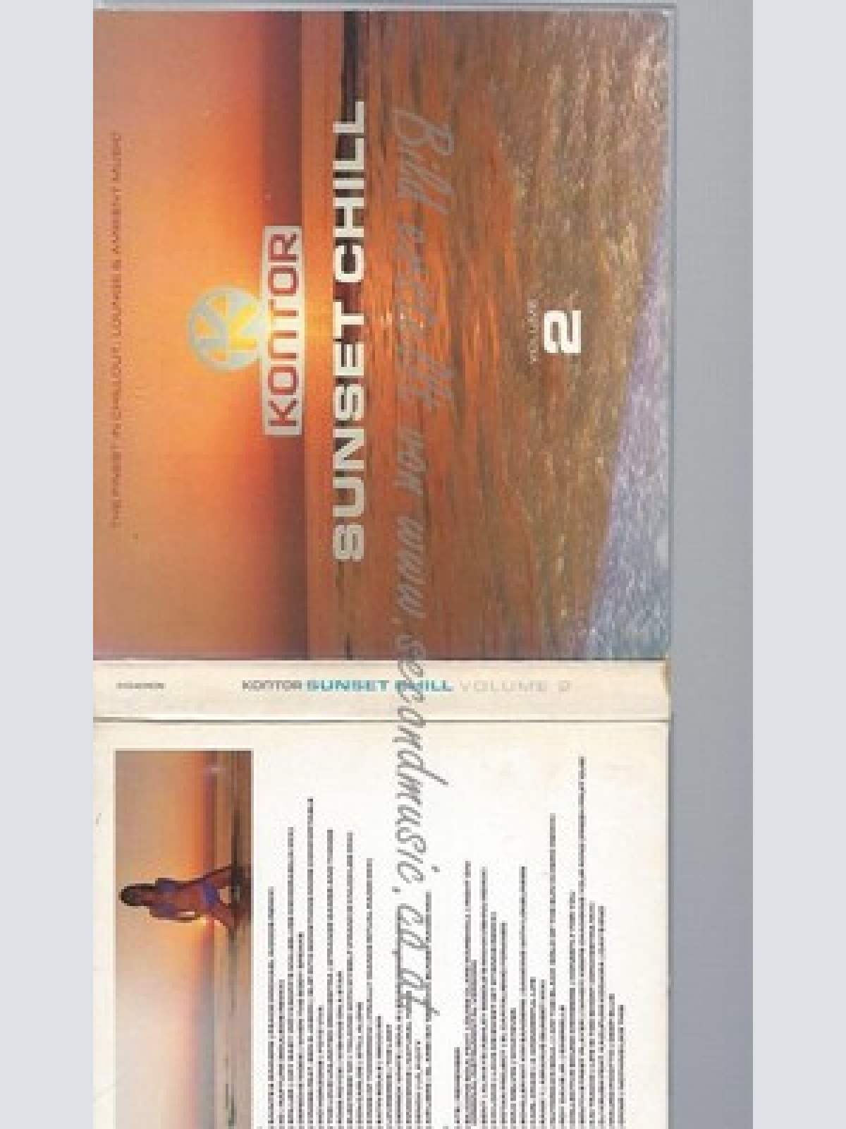 CD--VARIOUS -- - DOPPEL-CD -- KONTOR - SUNSET CHILL VOL. 2