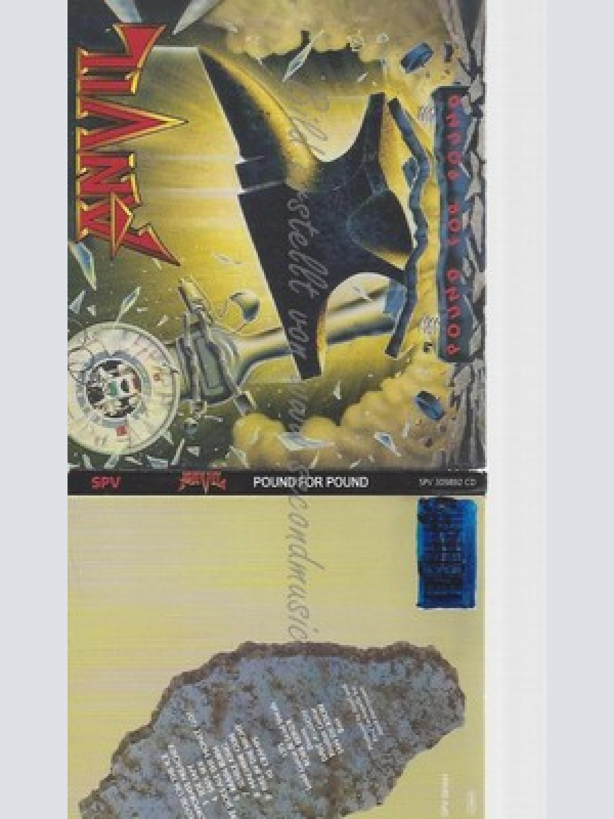 CD--ANVIL--POUND FOR POUND--DIGI