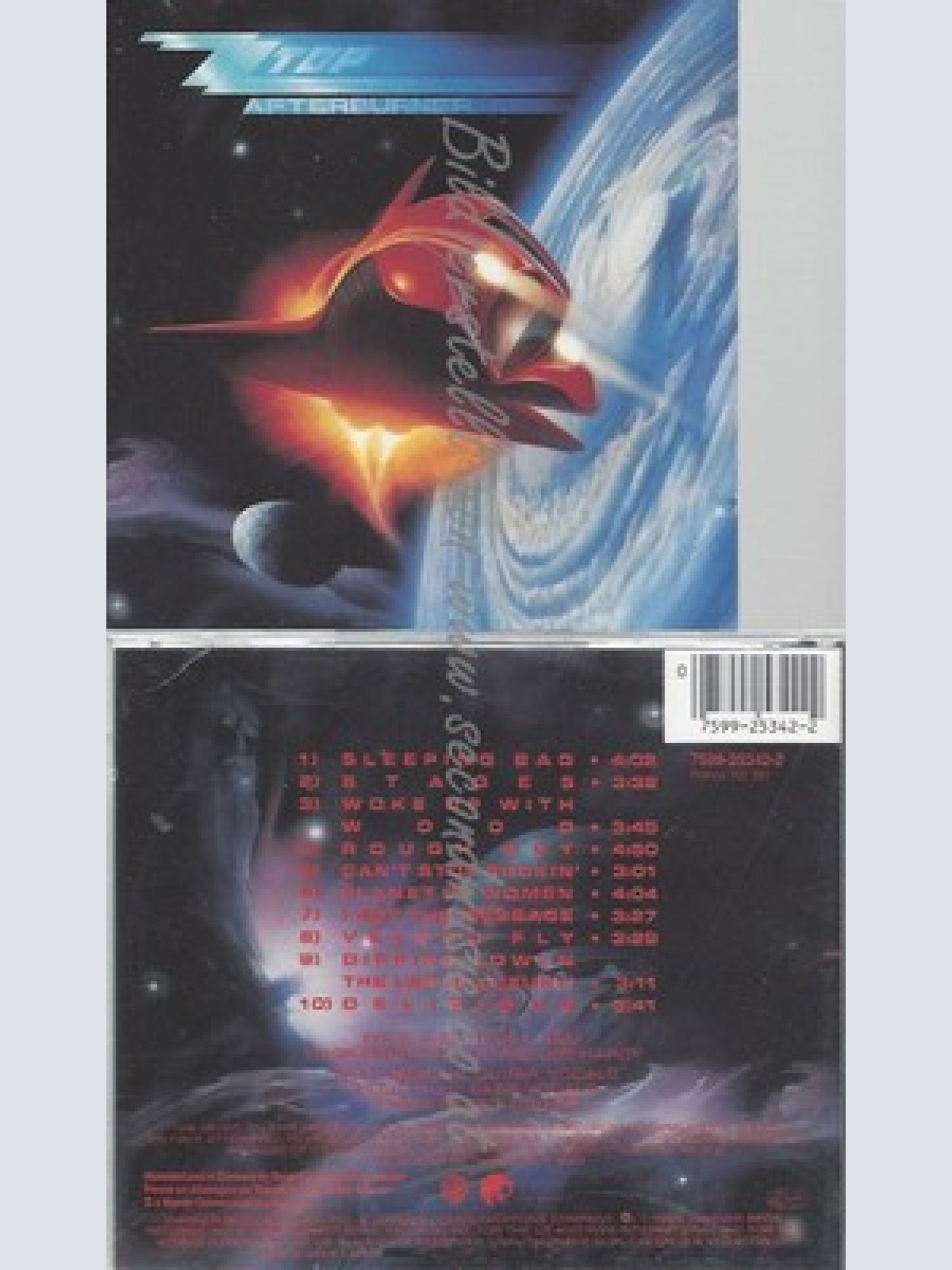 CD--ZZ TOP - - -- AFTERBURNER