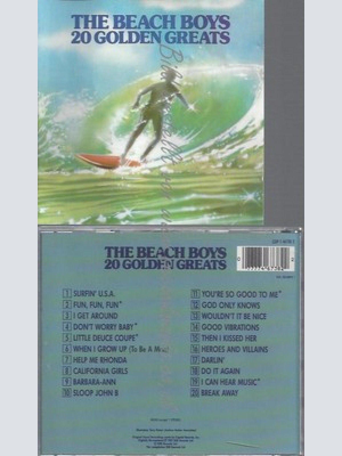 CD--THE BEACH BOYS --20 GOLDEN GREATS