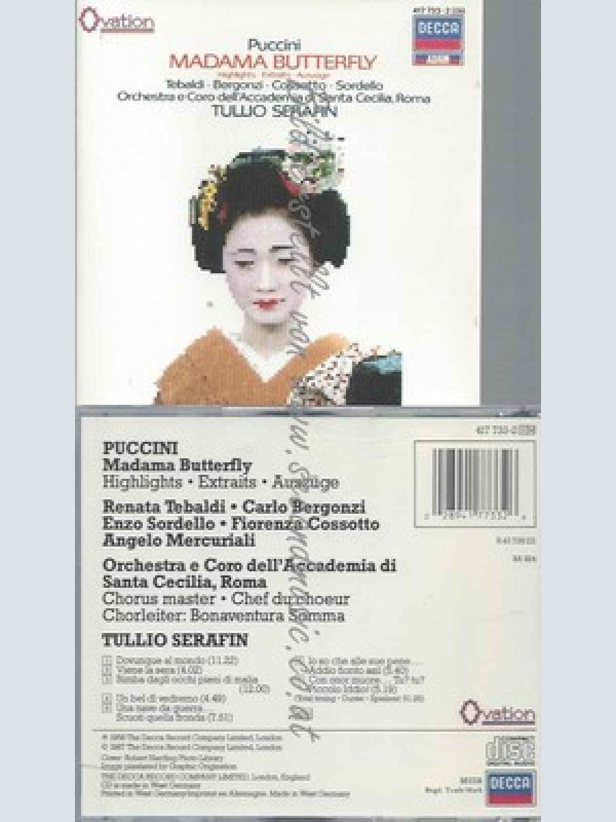 CD--PUCCINI- --- MADAMA BUTTERFLY