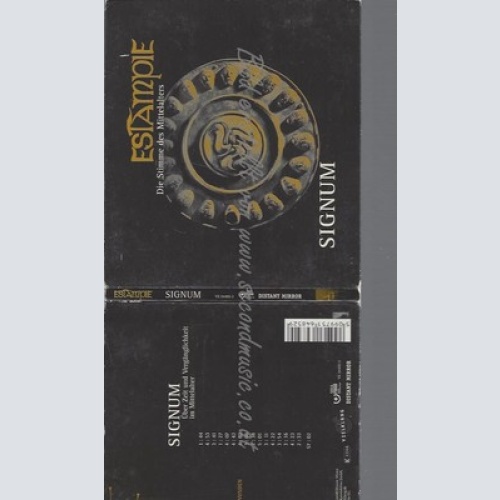 CD--ESTAMPIE -- SIGNUM - ÜBER ZEIT UND VERGÄNGLICHKEIT IM MITTELALTER
