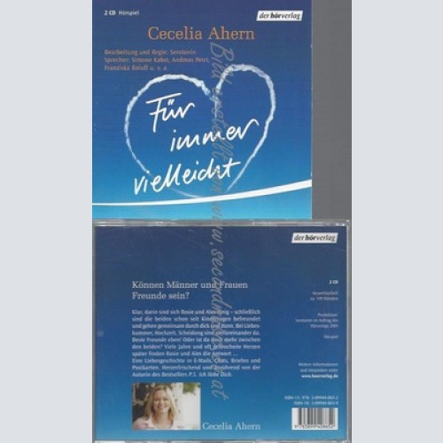 CD--CECELIA AHERN, SIMONE KABST UND ANDREAS PETRI -- --- FÜR IMMER VIELLEICHT