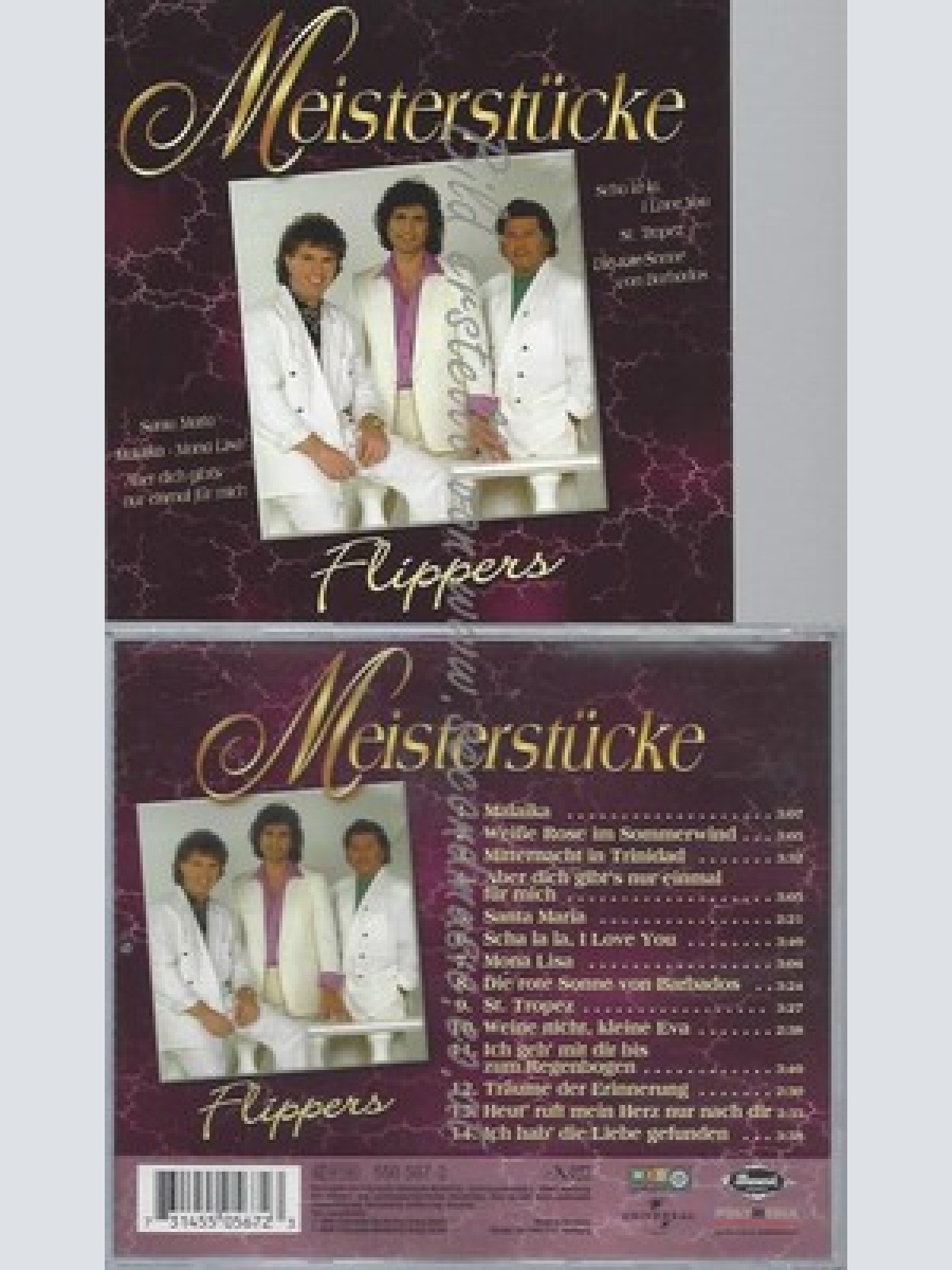 CD--DIE FLIPPERS -- -- MEISTERSTÜCKE - FLIPPERS