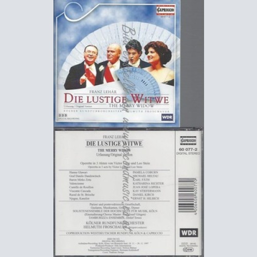 CD--COBURN, HELTAN, FROSCHAUER UND KRSO -- --CD -- LEHAR: DIE LUSTIGE WITWE -- -