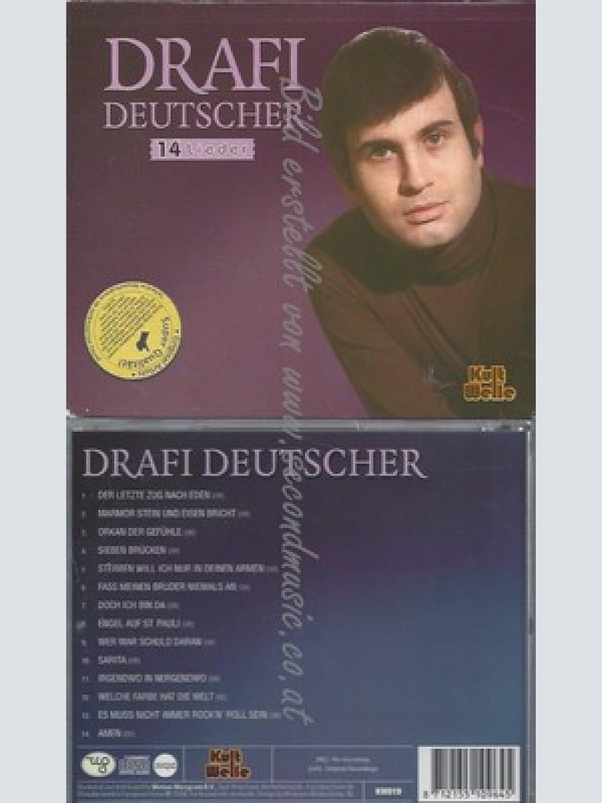 CD--DRAFI DEUTSCHER -- -- KULT WELLE - 14 LIEDER