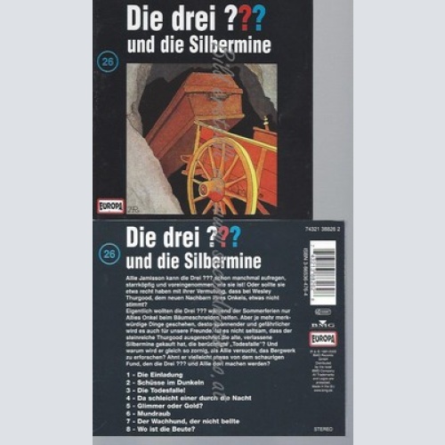 CD--DIE DREI FRAGEZEICHEN -- -- DIE DREI FRAGEZEICHEN - FOLGE 26: UND DIE SILBER