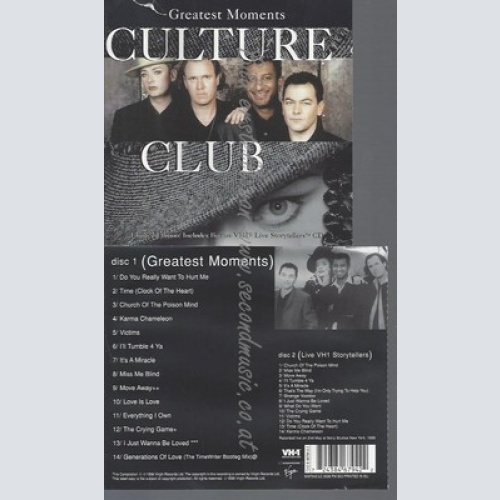 CD--CULTURE CLUB -- --2CD -- GREATEST MOMENTS
