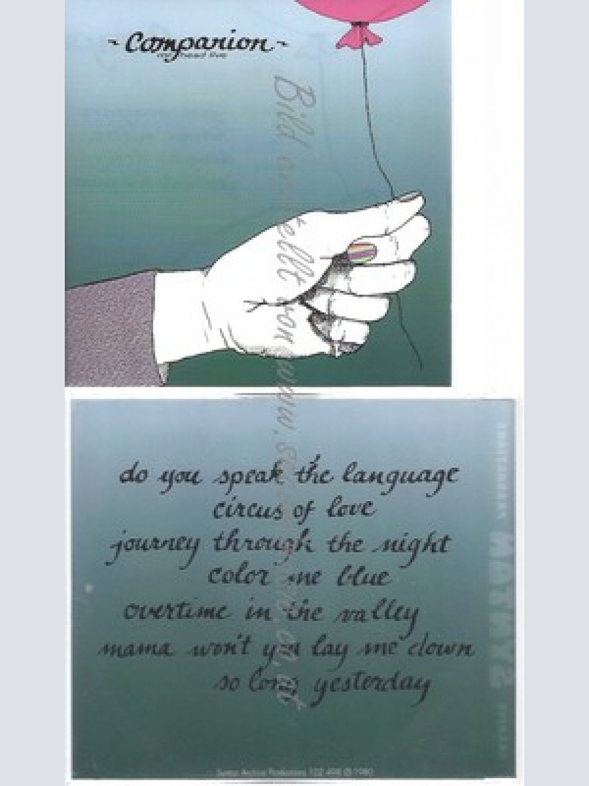 CD--COMPANION--MR HEAD LIVE