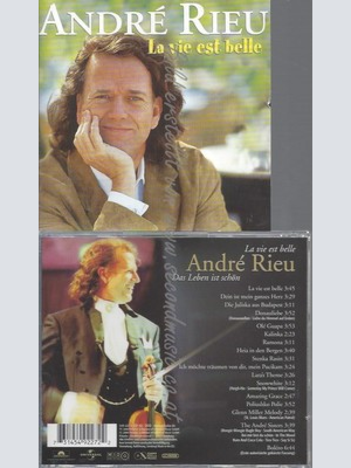 CD--ANDRÉ RIEU -- -- LA VIE EST BELLE