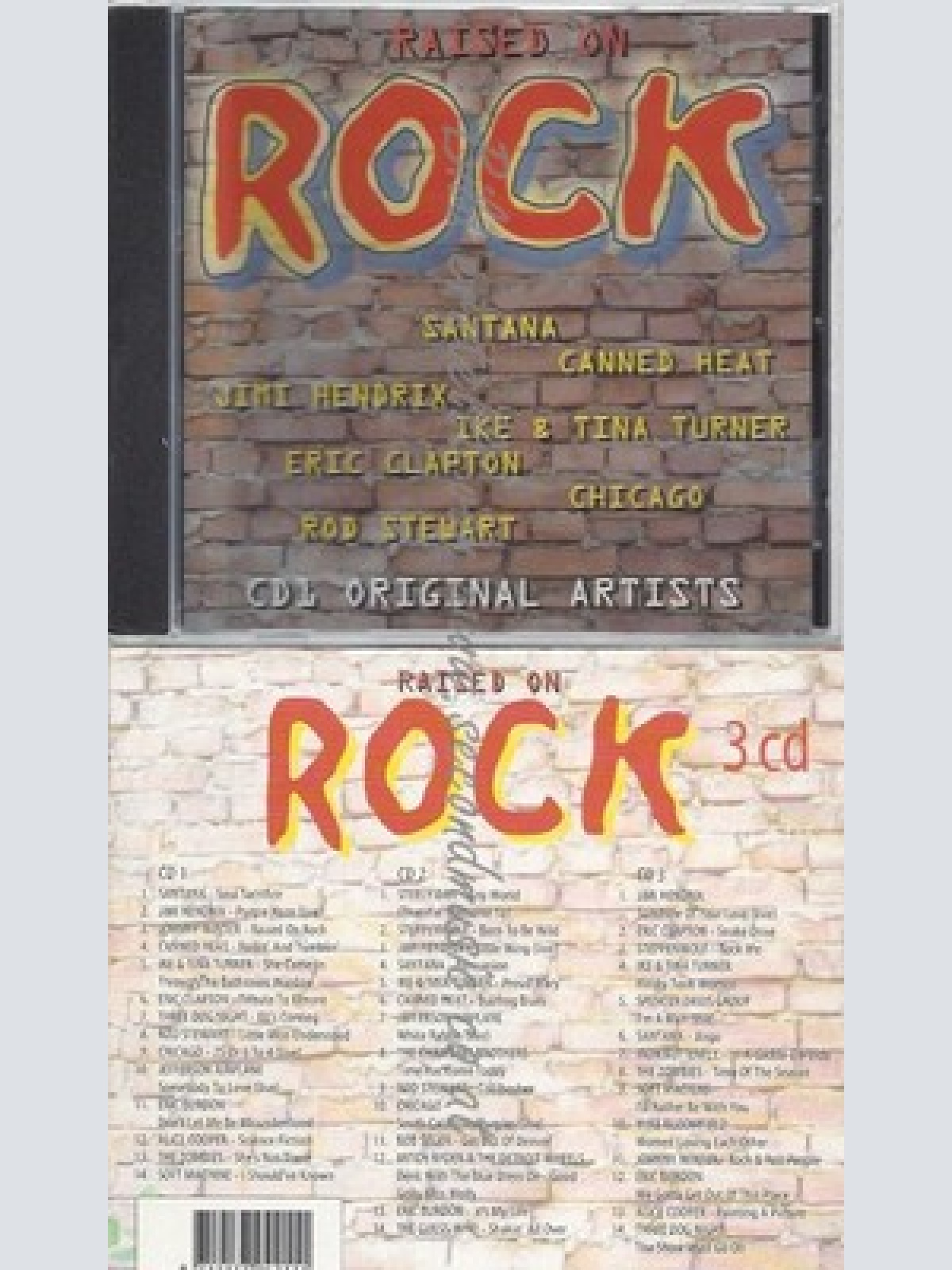 CD--VARIOUS UND CANNED HEAT--RAISED ON ROCK -DIESER TITEL ENTHÄLT RE-RECORDINGS-