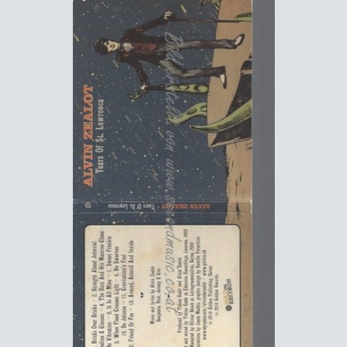 CD--ALVIN ZEALOT - - - IMPORT -- TEARS OF ST. LAWRENCE